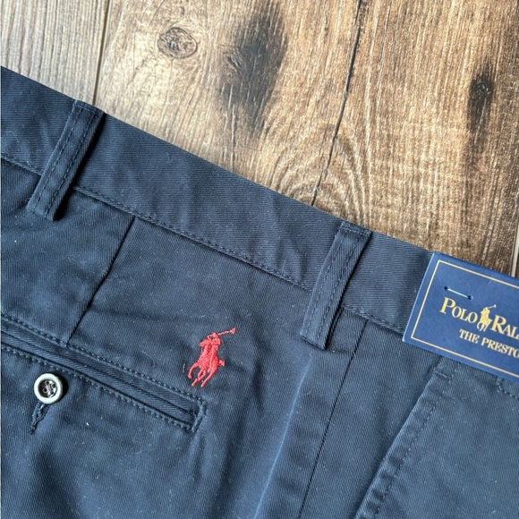 NEW Polo Ralph Lauren The Preston Pant Aviat Navy 100% Cotton Men's Size 42x32 - Picture 8 of 10